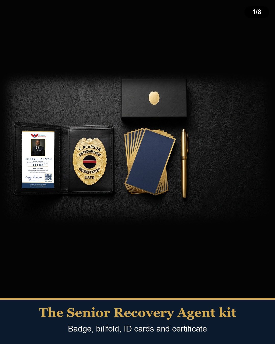 The Senior Recovery Agent credential kit