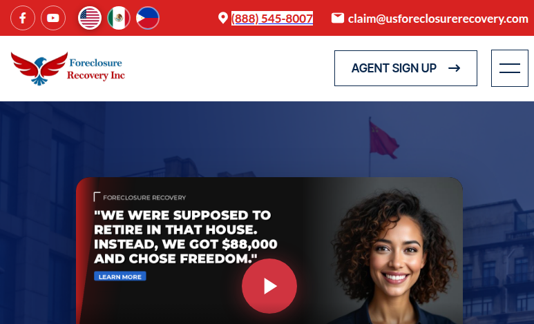 US Foreclosure Recovery Website