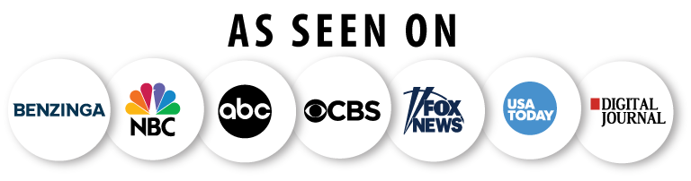 As seen on Benzinga, NBC, ABC, CBS, Fox News, USA Today and Digital Journal